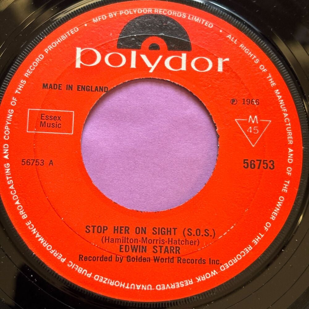Edwin Starr-Stop her on sight-UK Polydor noc E