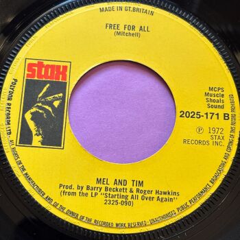 Mel and Tim-Free for all-UK Stax noc E+