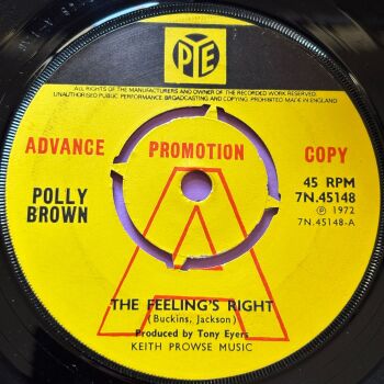 Polly Brown-The feeling's right-UK Pye Demo vg+