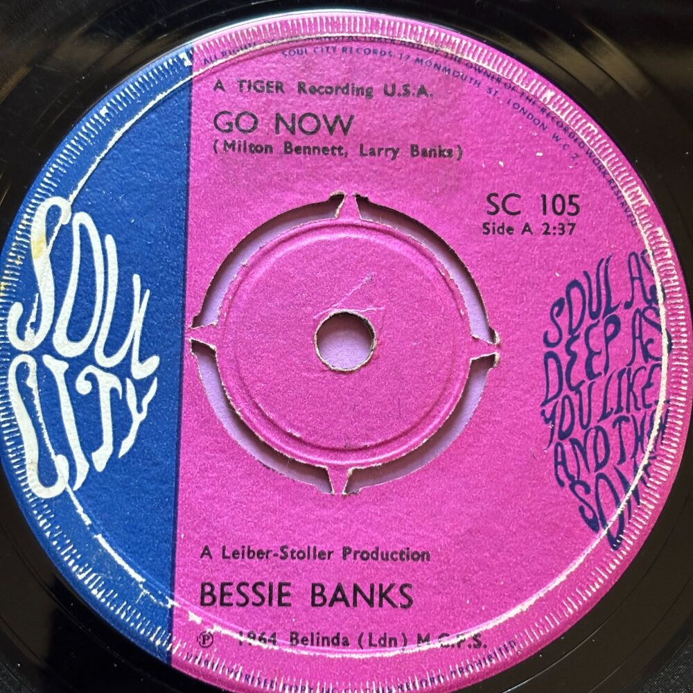 Bessie Banks-Go now-UK Soul City vg+