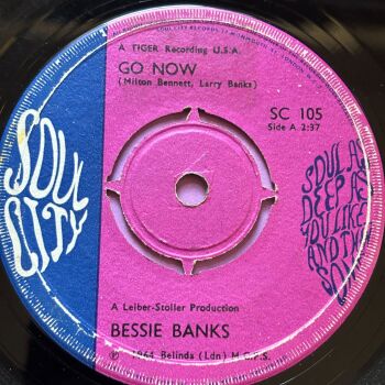 Bessie Banks-Go now-UK Soul City vg+