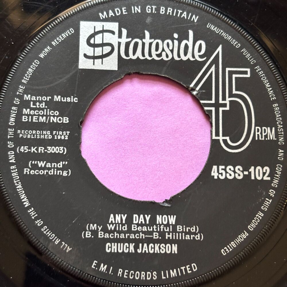 Chuck Jackson-Any day now-UK Stateside noc vg