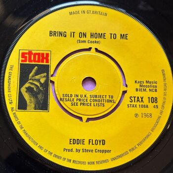 Eddie Floyd-Bring it on home to me/ Sweet things you do-UK Stax E+