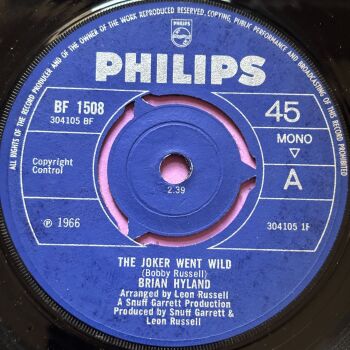 Brian Hyland-The joker went wild-UK Philips vg+