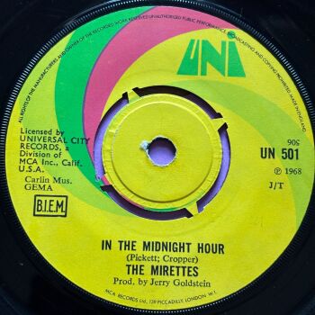 Mirettes-In the midnight hour-UK Uni E+