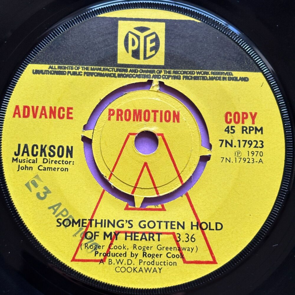 Jackson-Something's gotten hold of my heart-UK Pye Demo M-