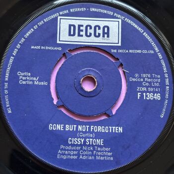 Cissy Stone-Gone but not forgotten-UK Decca E+