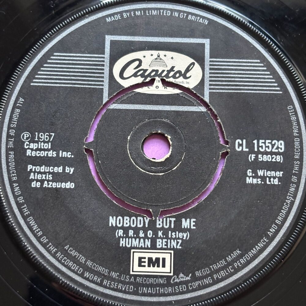 Human Beinz-Nobody but me-UK Capitol E+