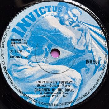 Chairmen of the Board-Everything's Tuesday-UK Invictus E+