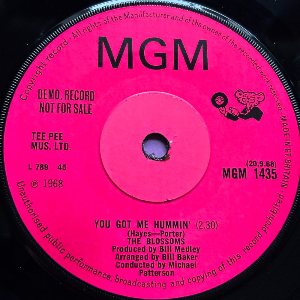 Blossoms-You got me hummin'-UK MGM E+