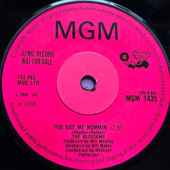 Blossoms-You got me hummin'-UK MGM E+