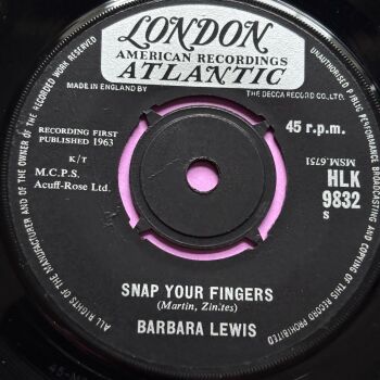 Barbara Lewis-Snap your fingers-UK London E+