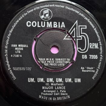 Major Lance-Um, um, um, um, um-Columbia E