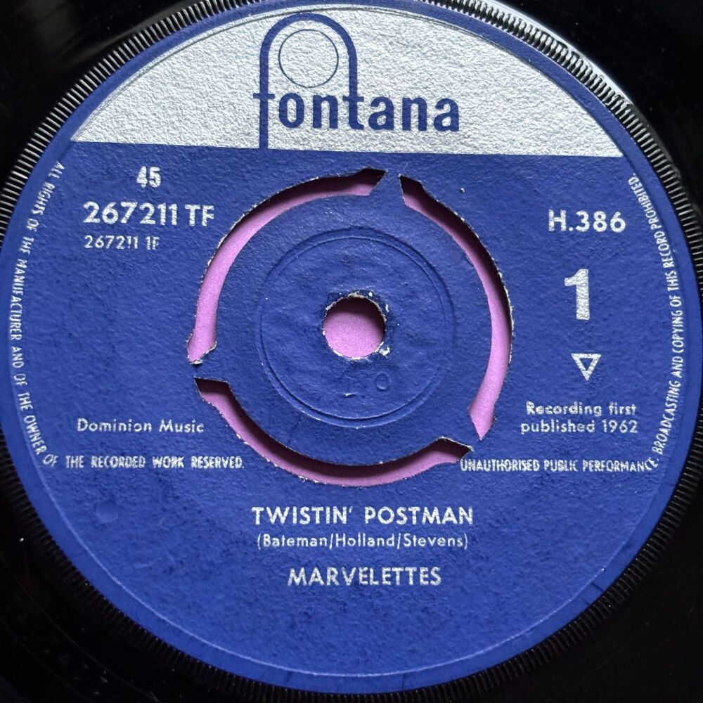 Marvelettes-Twistin' Postman-UK Fontana vg+