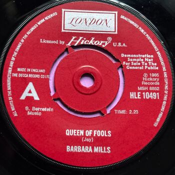 Barbara Mills-Queen of fools-UK Hickory Demo E+