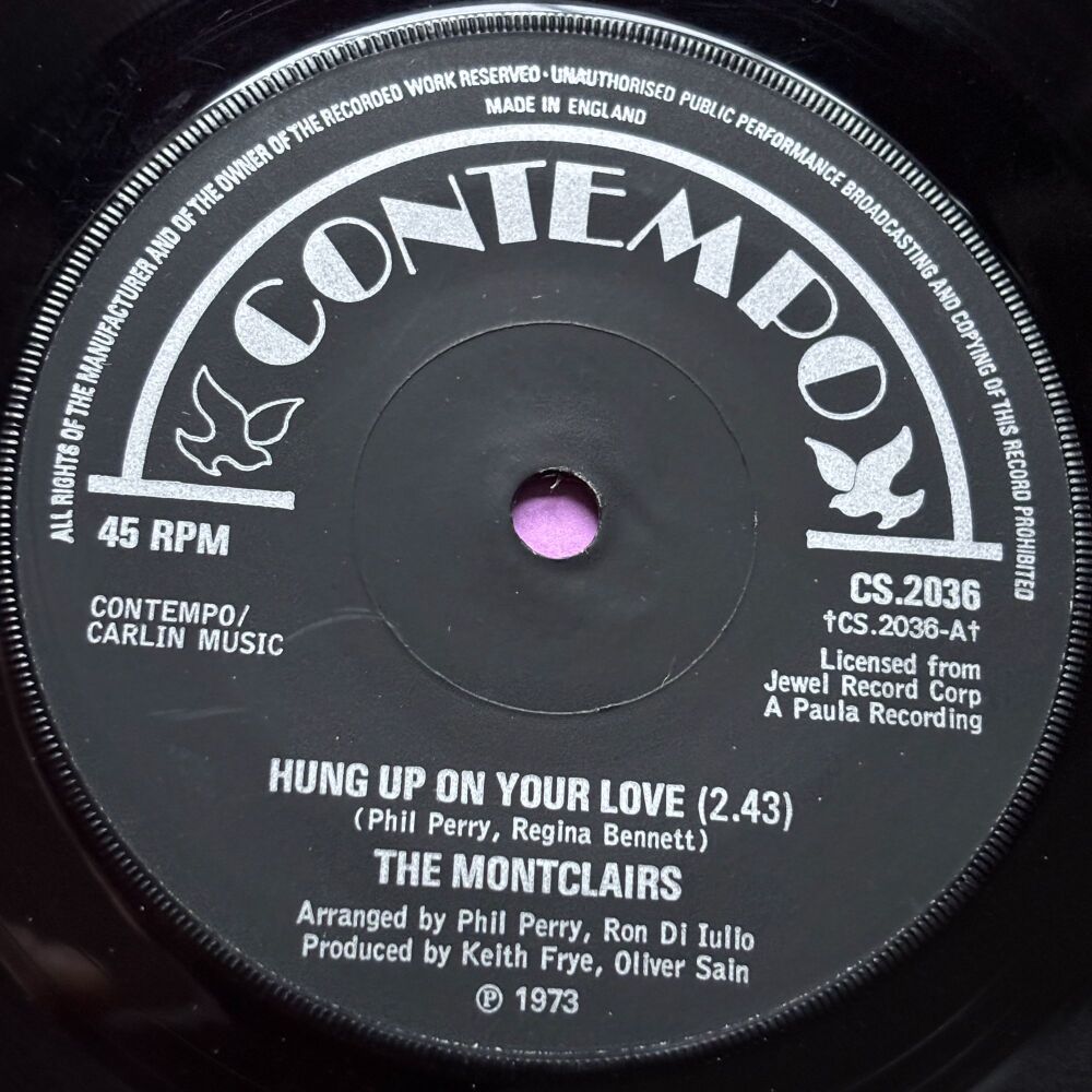 Montclairs-Hung up on your love-UK Contempo E+