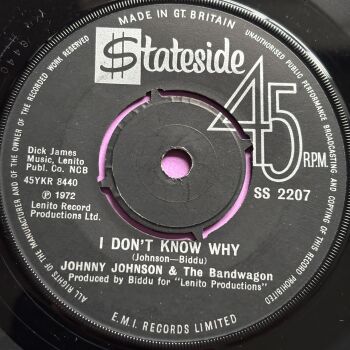 Johnny Johnson-I don't know why-UK Stateside E