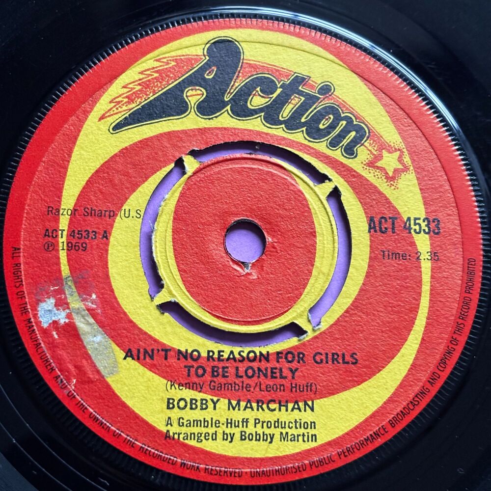 Bobby Marchan-Ain't no reason to be lonely-UK Action stkr E+