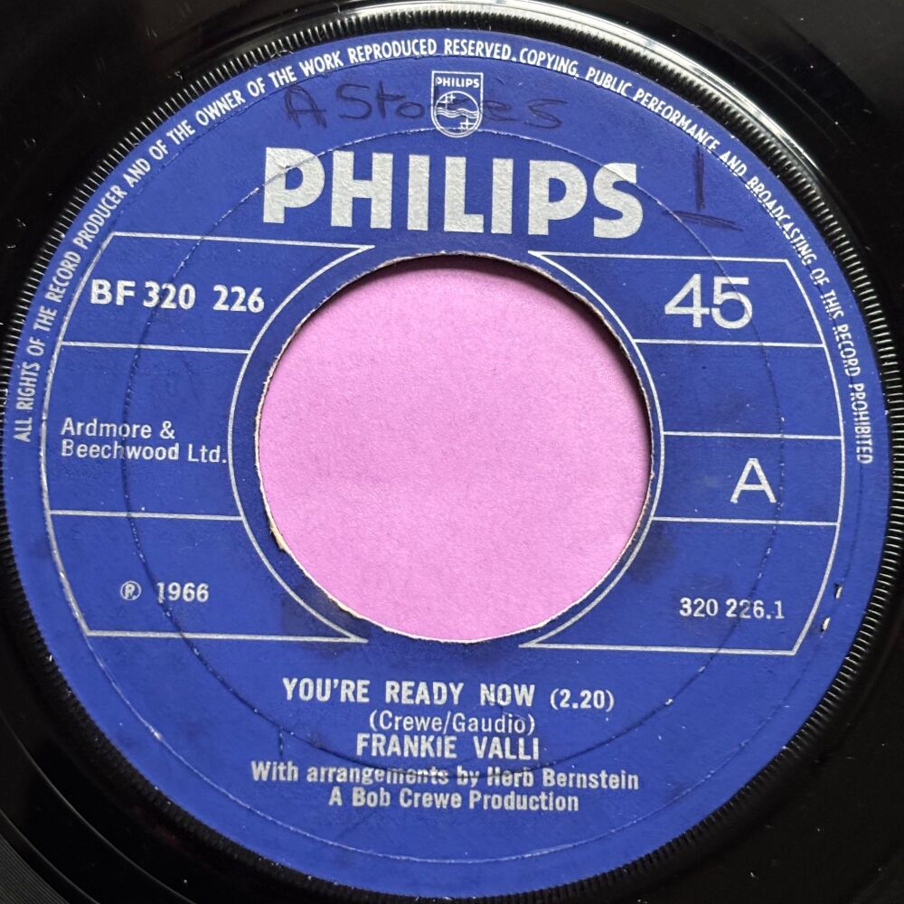 Frankie Valli-You're ready now-UK Philips wol E