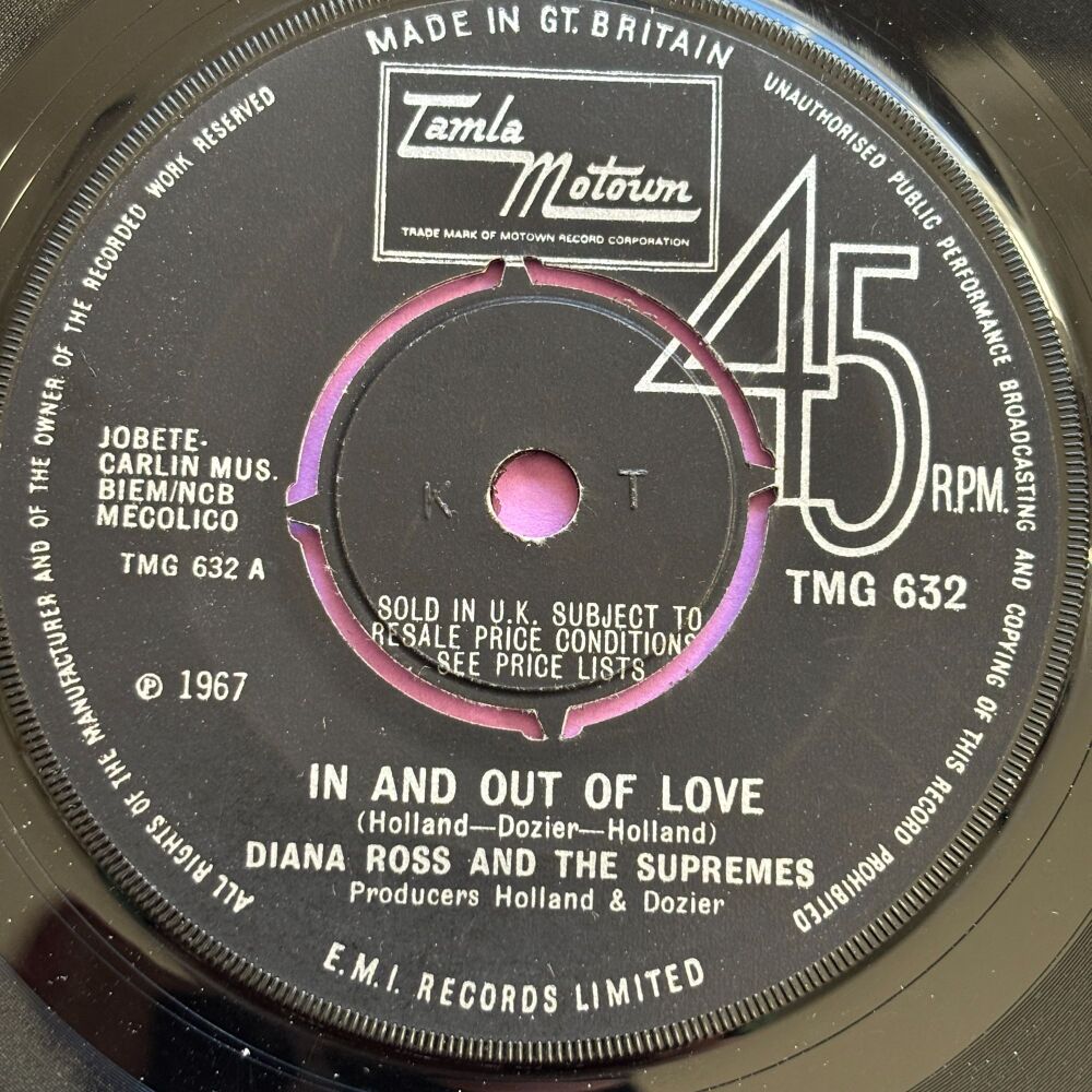 Supremes-In and out of love-TMG 632 E+