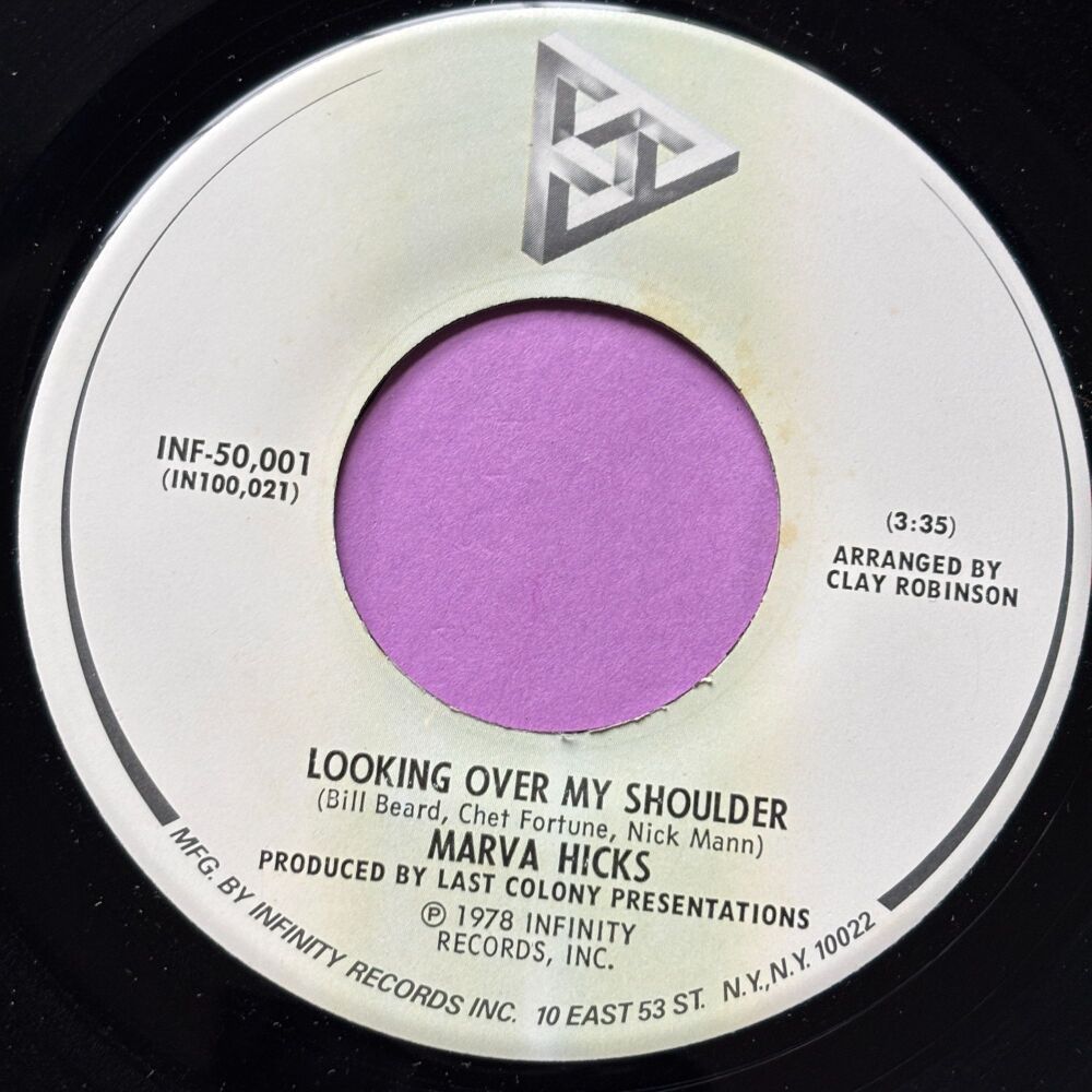 Marva Hicks-Looking over my shoulder-Infinity E+