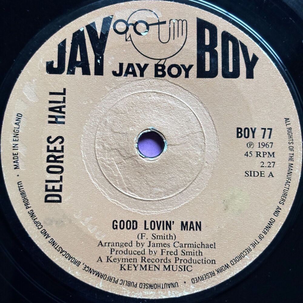 Delores Hall-Good lovin' man-UK Jay Boy E