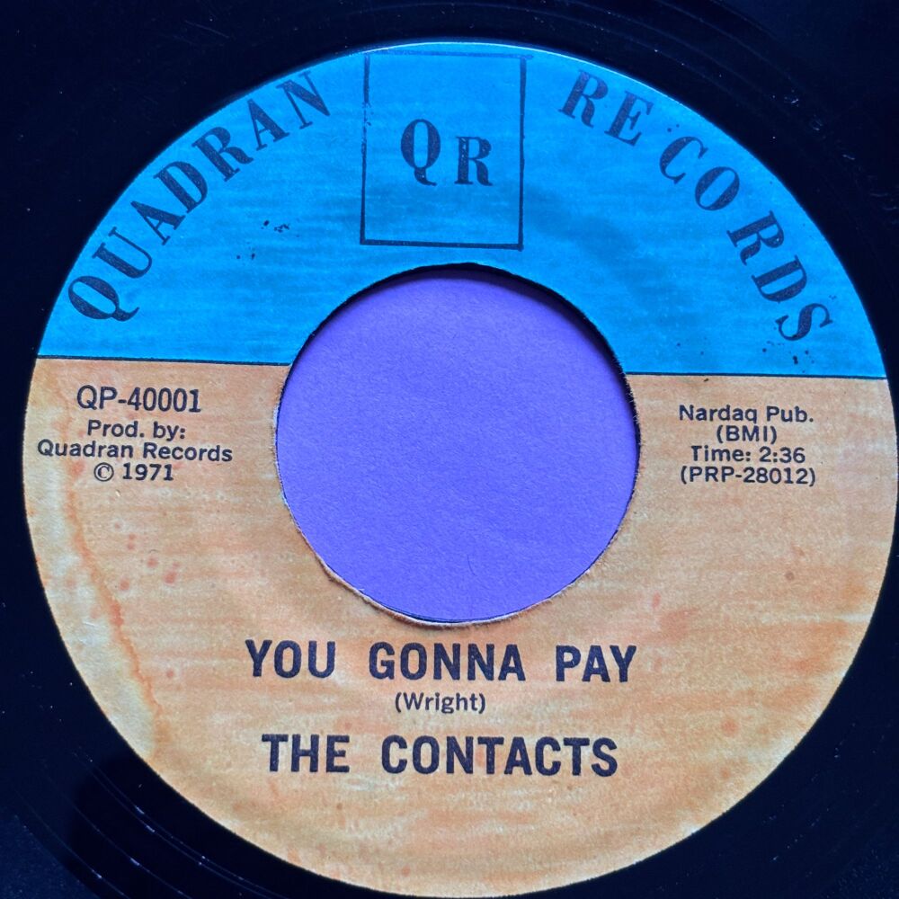 Contacts-You gonna pay-Quadran R E+
