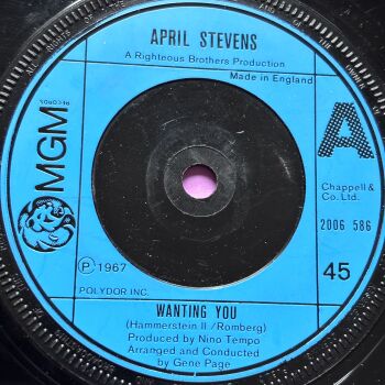 April Stevens-Wanting you-UK MGM E+