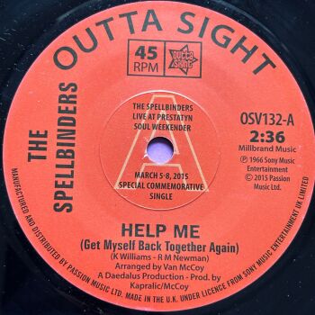 Spellbinders-Help me/ Chain reaction-Outta Sight E+