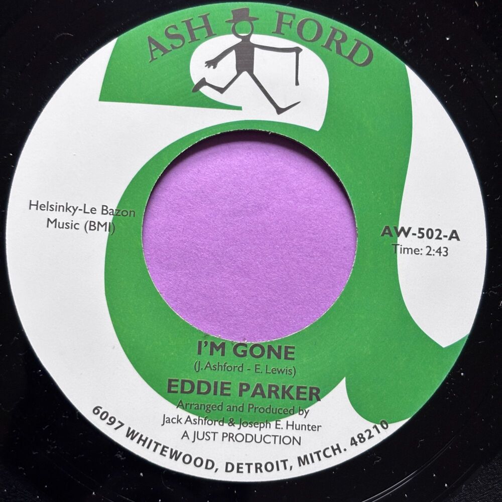 Eddie Parker-I'm gone/ Love you baby-Ashford R E+