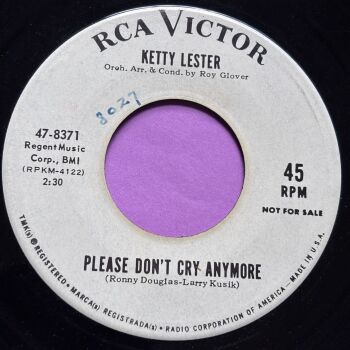 Ketty Lester-Please don't cry anymore-RCA WD wol E+
