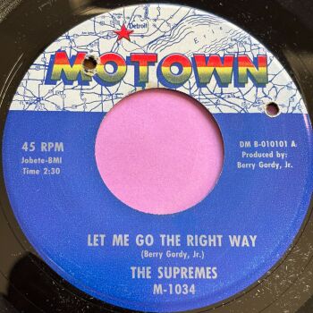 Supremes-Let me go the right way-Motown E+