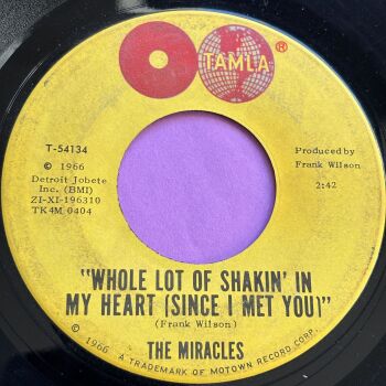Miracles-Whole lot of shakin' in my heart-Tamla vg+