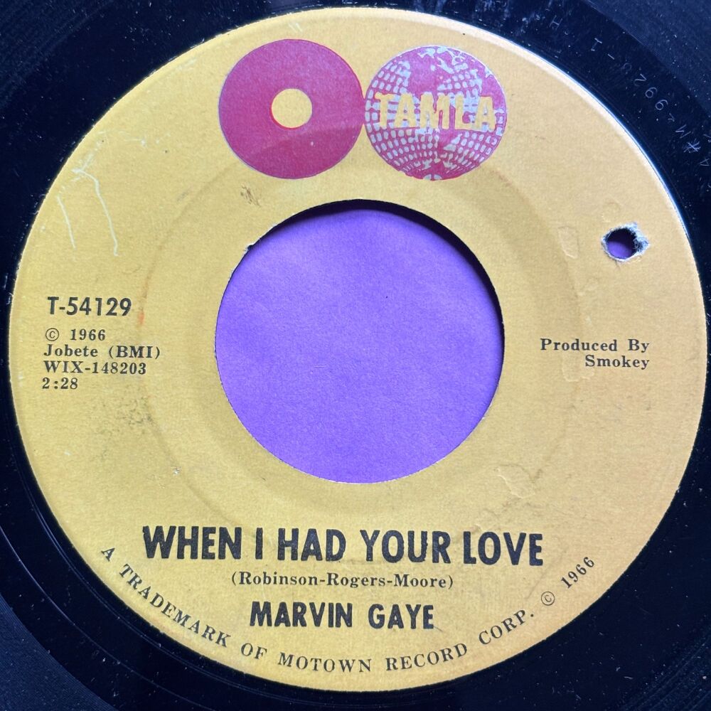 Marvin Gaye-When I had your love-Tamla E+