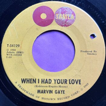 Marvin Gaye-When I had your love-Tamla E+
