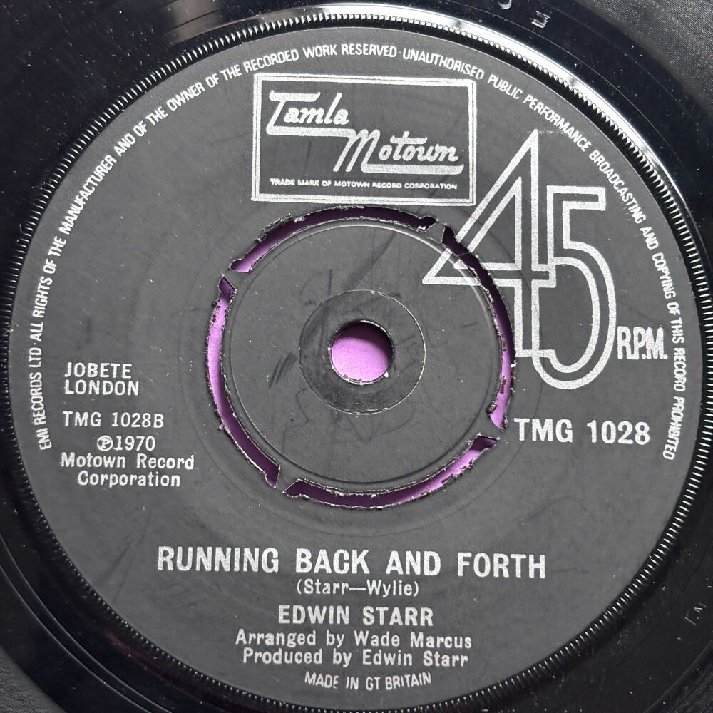 Edwin Starr-Time/ Running back and forth-TMG 1028 E+