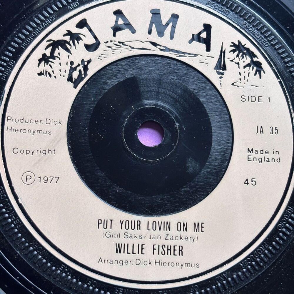 Willie Fisher-Put your lovin on me-UK Jama E+