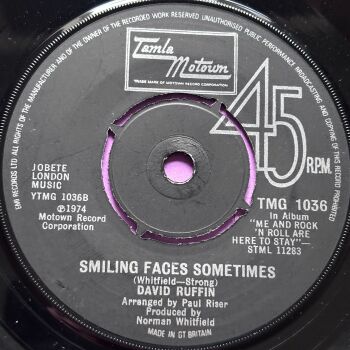 David Ruffin-Discover me/ Smiling faces...-TMG 1036 E+