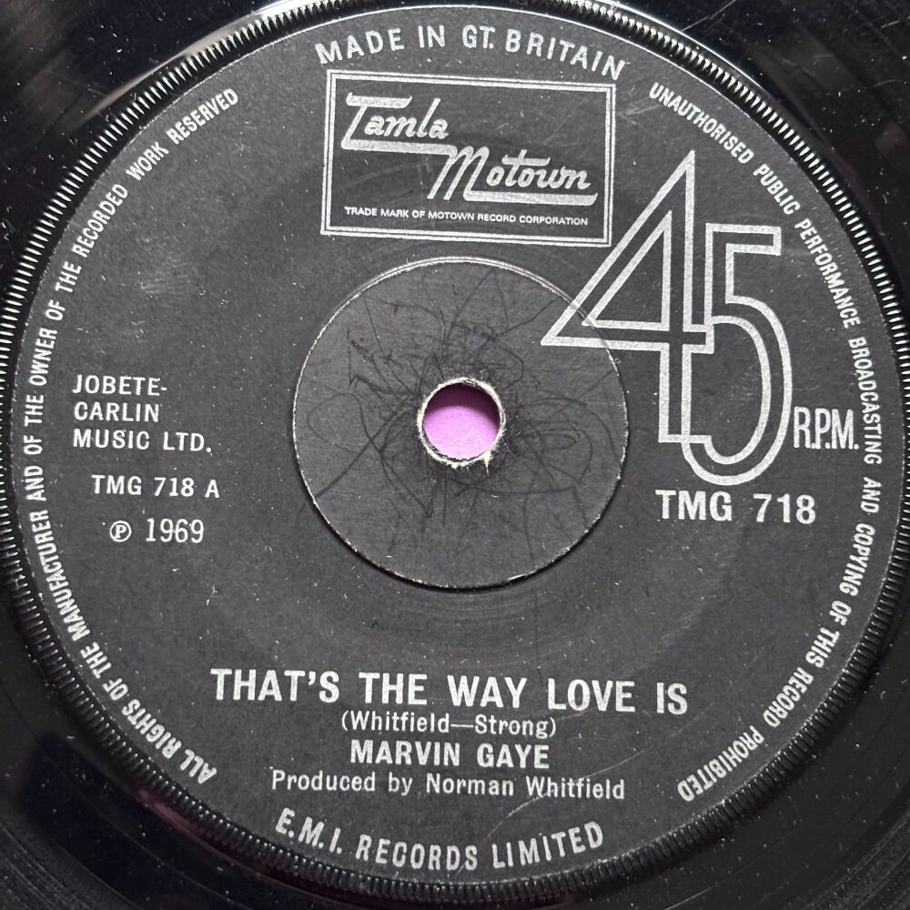 Marvin Gaye-That's the way love is-TMG 718 E+