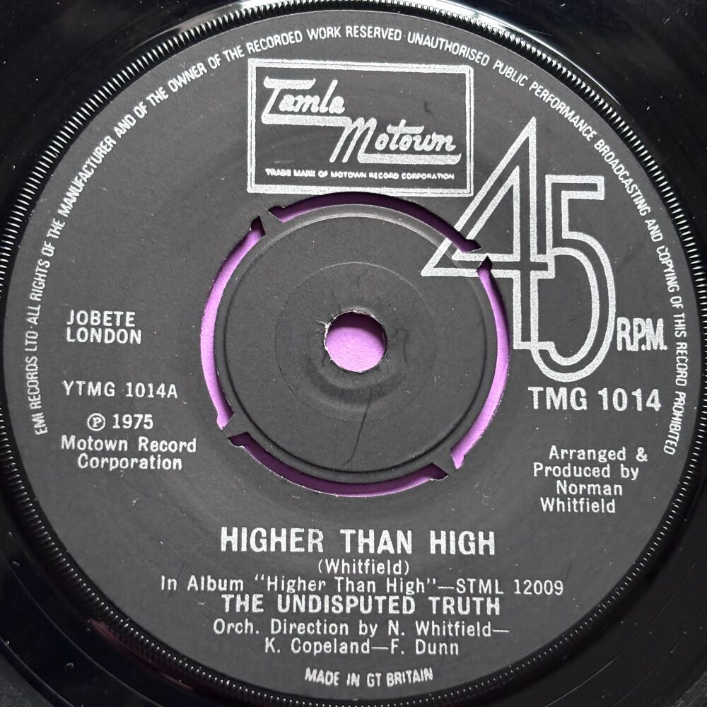 Undisputed Truth-Higher than high-TMG 1014 E+