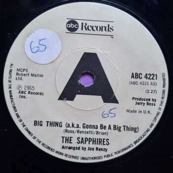 Sapphires-Gonna be a big thing-UK ABC stkr wol E+