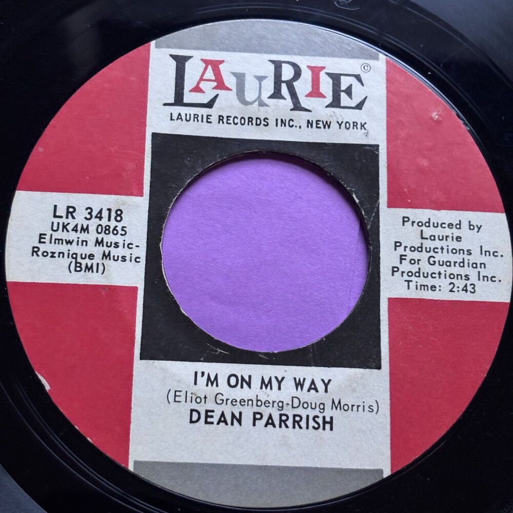 Dean Parrish-I'm on my way-Laurie R E+