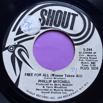 Phillip Mitchell-Free for all-Shout WD R stkr wol E+
