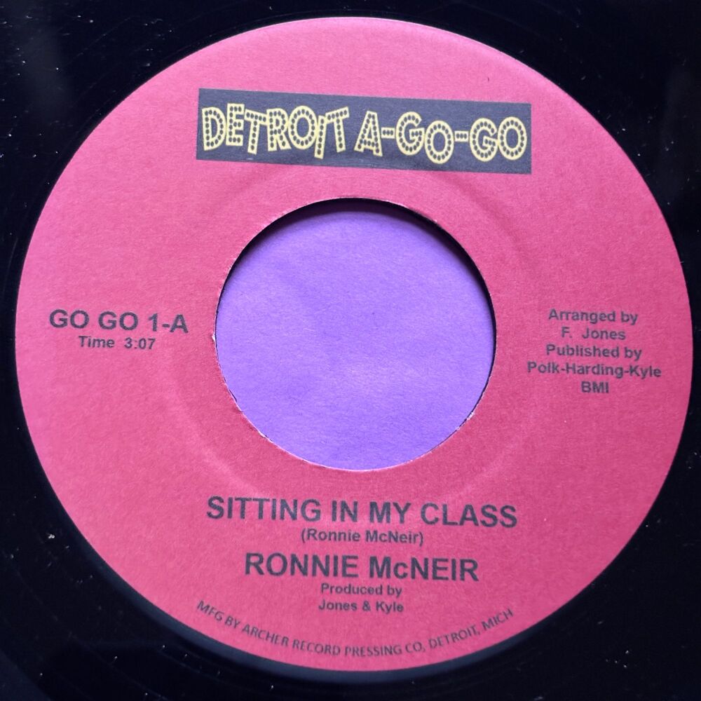 Ronnie McNeir-Sitting in my class-Detroit a-go-go M-
