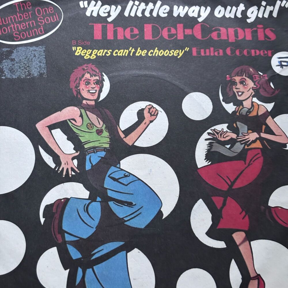 Del-Capris-Hey little way out girl-UK Grapevine PS E+