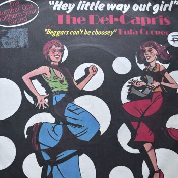 Del-Capris-Hey little way out girl-UK Grapevine PS E+