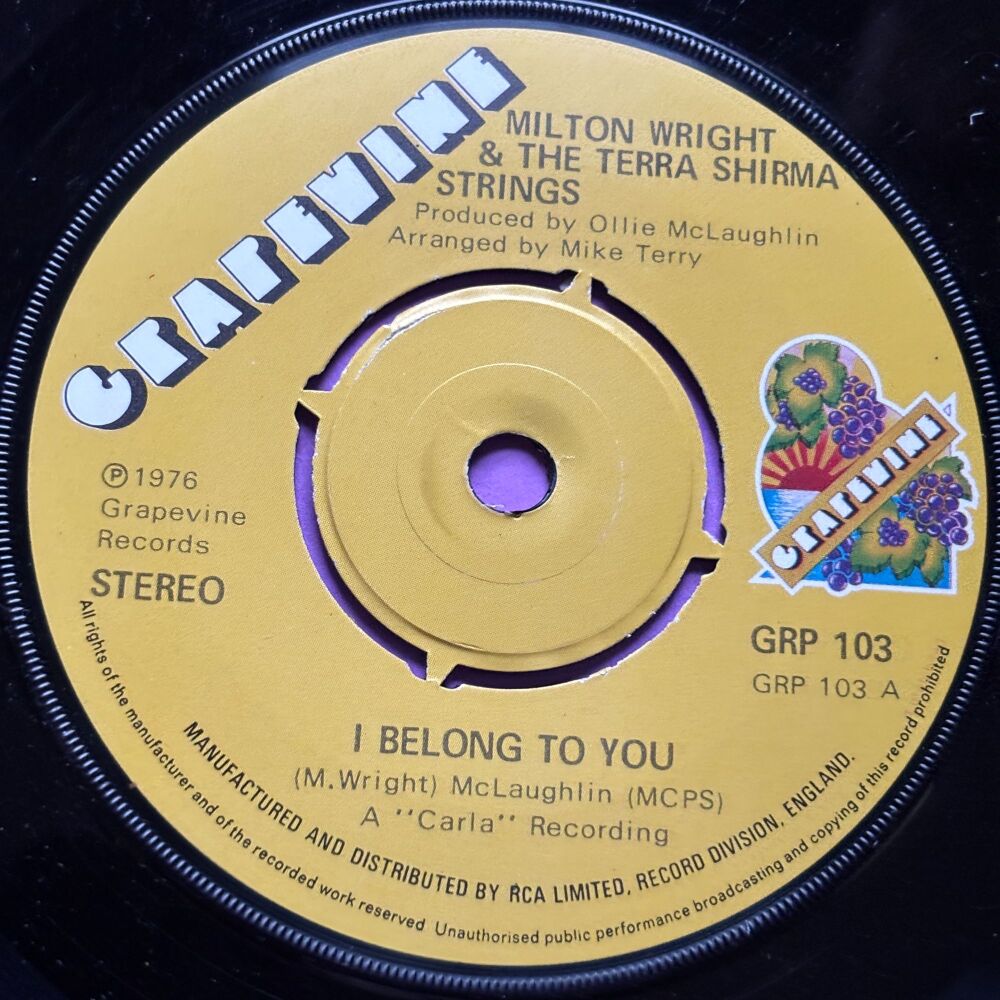 Milton Wright-I belong to you-Grapevine M-