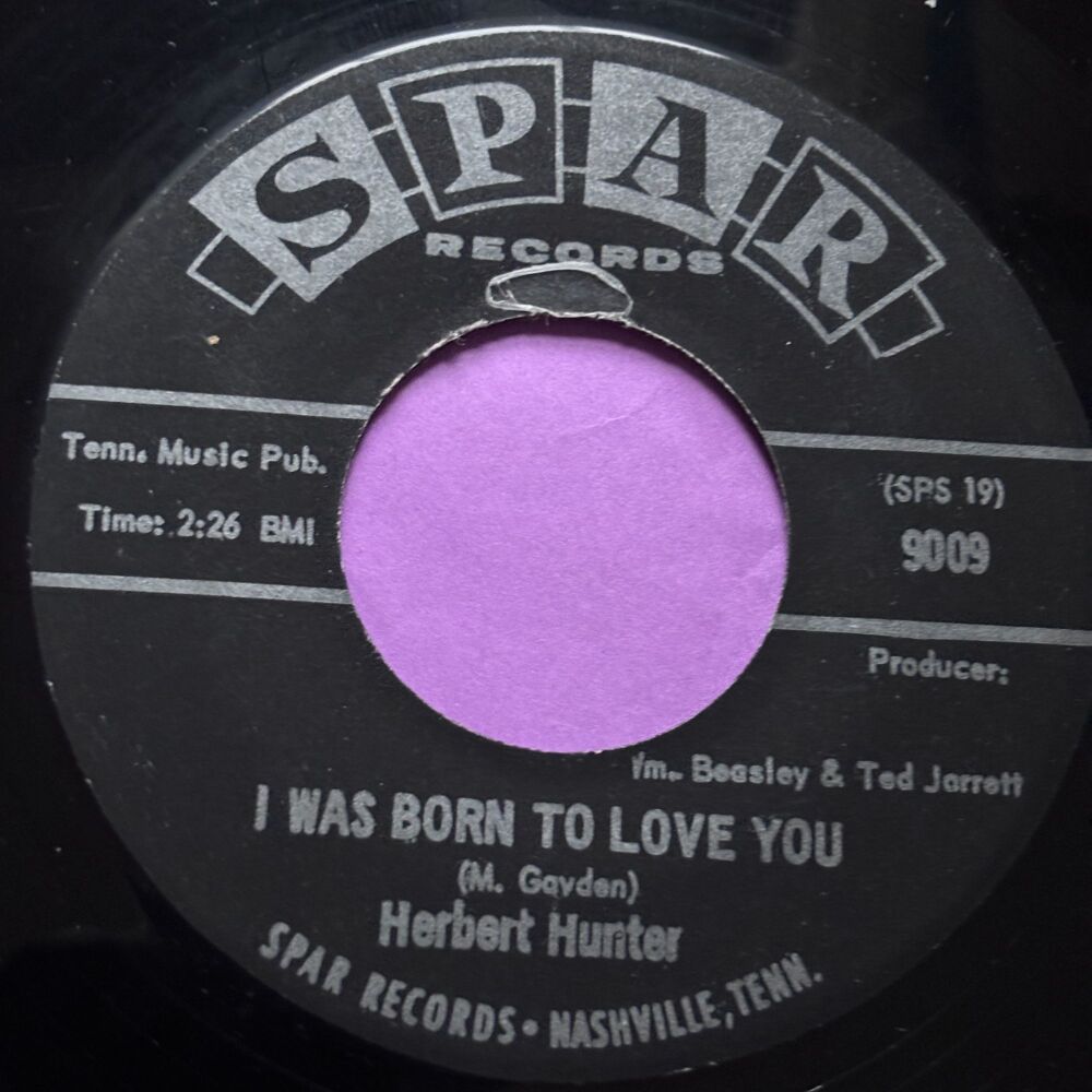 Herbert Hunter-I was born to love you-Spar R E+