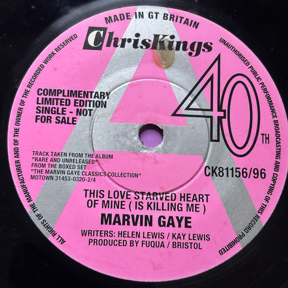 Marvin Gaye-This love starved heart of mine-Chris Kings 40 E+
