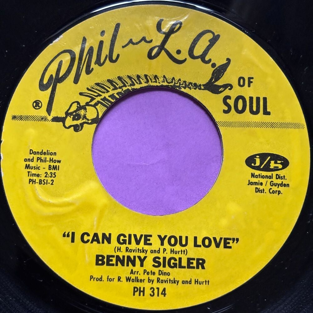 Benny Sigler-I can give you love-Phila of Soul R E+